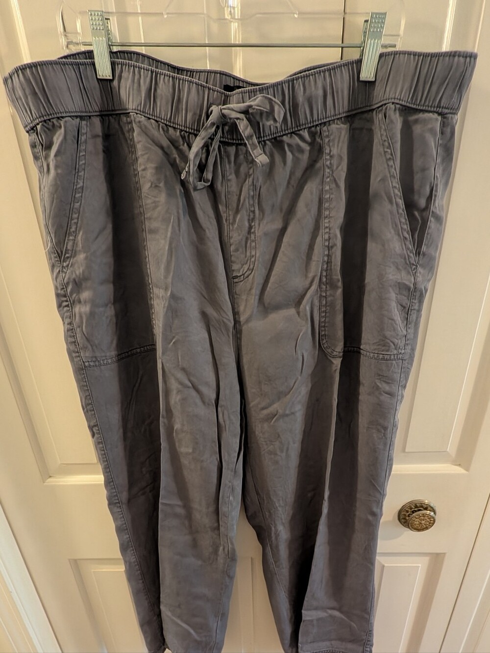 Jones & Co Jones New York Women's Grey Pull On Trousers Size 1X